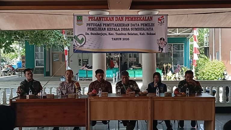 Pelantikan dan Pembekalan PPDP Pilkades Sumberjaya 2026 Resmi Digelar, Wujudkan Data Pemilih yang Akurat dan Berkualitas