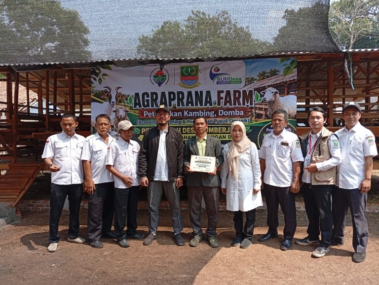 BUMDes Agraprana SumberJaya Launching Program Ketahanan Pangan, Peternakan Kambing dan Domba