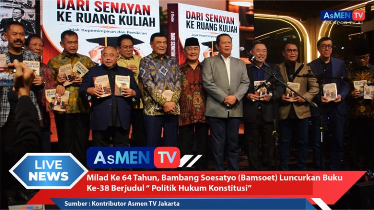 Sorotan: Milad Ke 64 Tahun, Bambang Soesatyo Luncurkan Buku Berjudul “Politik Hukum Konstitusi” – Begini Penjelasannya