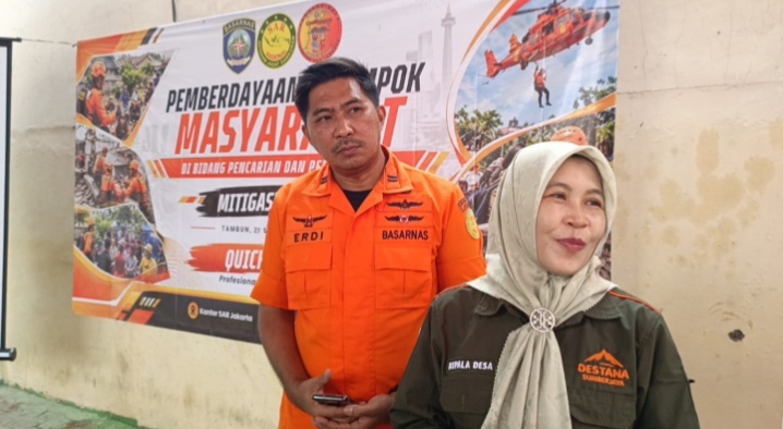 Basarnas Bekasi Tingkatkan Kesiapsiagaan Warga Sumberjaya Hadapi Gempa