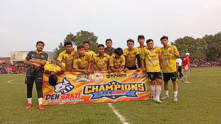 DRAMATIS! JATI FC Juara DEN SAKTI CUP JILID V, Taklukan SUMBERJAYA FC Dengan SKOR 3-2