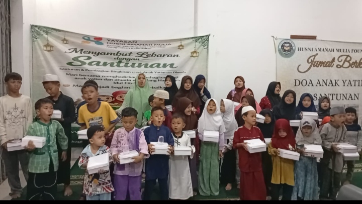 Jumat Berkah Yayasan HAM, 120 Penerima Manfaat Terbantu